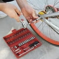 thumbnail image 4 of Ensemble d'Outils 46 en 1 Pcs & Kit d'Outils à Main Ensemble de Clés / Mallette à Outils Multi-Usage, Ensemble de Douilles de Précision / Ensemble de Tournevis & Douilles, Ensemble d'Outils pour Vélo, Kit de Réparation de Voiture, 4 of 5