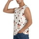 thumbnail image 3 of Balery Milk Tea Camisetas sin mangas para hombre, absorbe la humedad y protege contra el mal olor.-X-Large, 3 of 7
