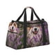 thumbnail image 2 of Disketp Dog in Lavender Flowers Bolsa de Viaje Tipo Duffle, Bolso de Mano para Fin de Semana para Mujer, Bolsa de Gimnasio Ligera para Hombre, Esencial para Viajes, 2 of 7
