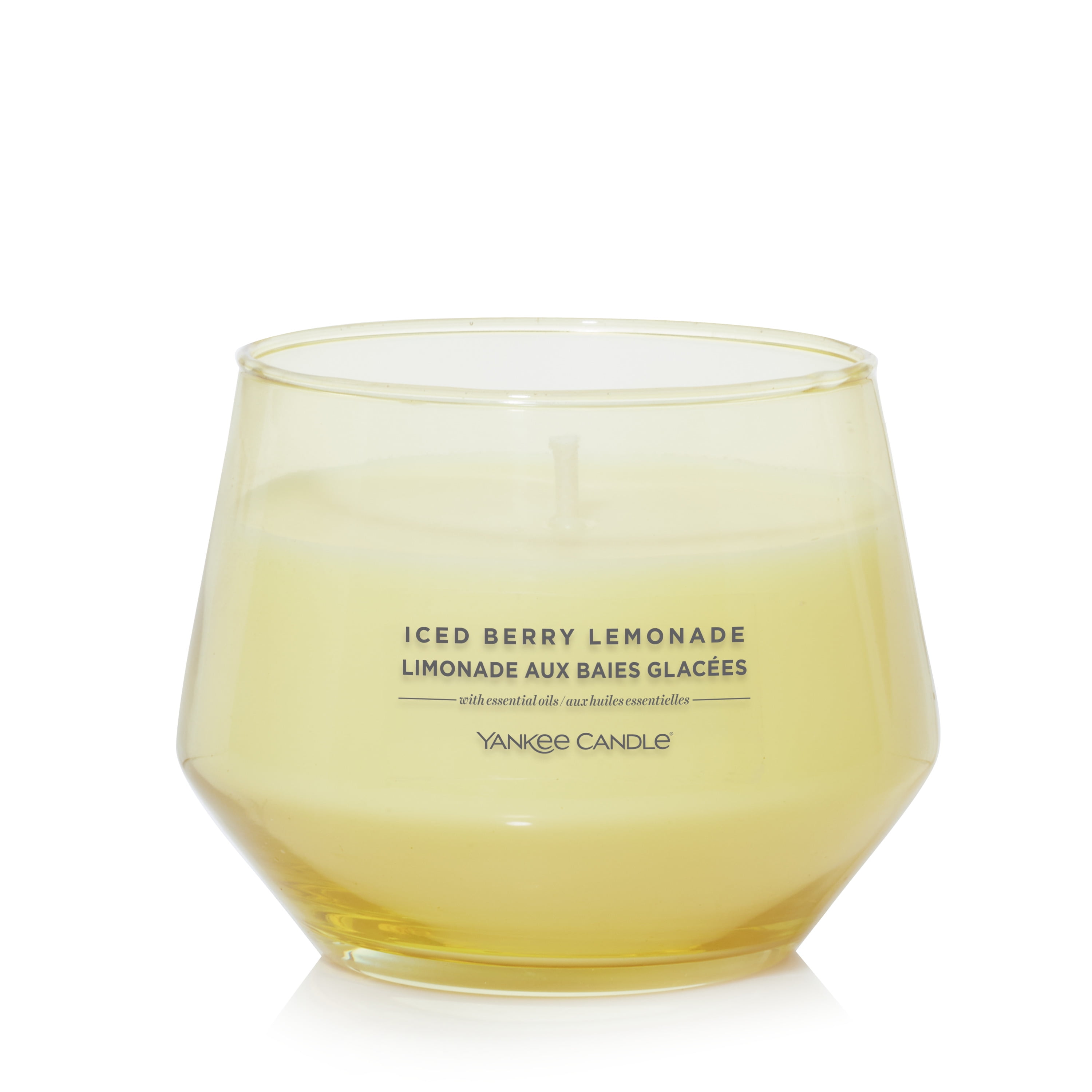 Yankee Candle Scented Candle, Iced Berry Lemonade, Studio Collection, Up to 50 Hours of Burn Time, 1 Wick