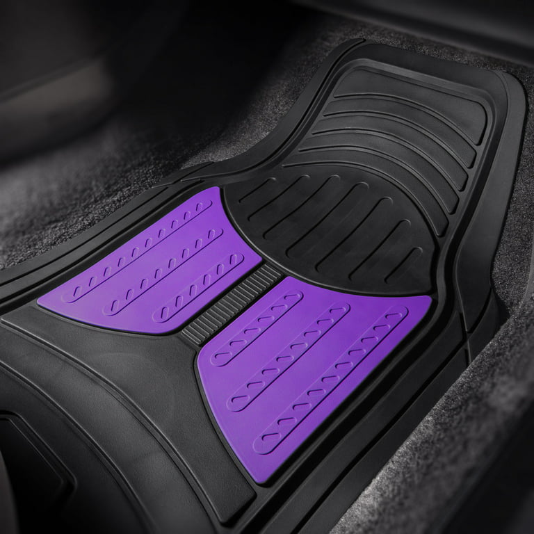 FH Group Pink Heavy Duty Liners Trimmable Touchdown Floor Mats