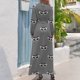 thumbnail image 3 of Vestido largo con pestañas y gafas Vestido largo de verano para mujer Vestidos de mujer Vestidos africanos para mujer Vestido para mujer, 3 of 5