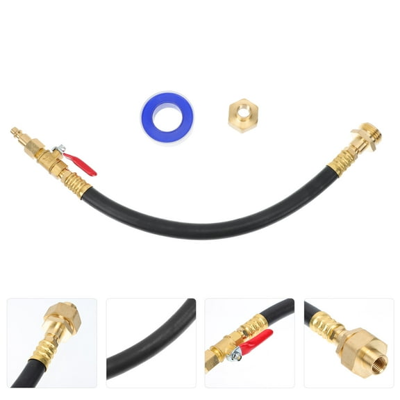 FUEENIRVA Winterize Sprinkler System Adapter 1Pcs Brass and Plastic Prevent Freezing for Garden Hose