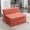 Orange, variant on MAYEERTY Modular Convertible Futon Sleeper Chair, 2-in-1 Chenille Folding Sofa Bed with Removable Back Cushion, for Small Apartment Living Room Guest Room Home Office