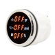 thumbnail image 1 of Water Temperature Oil Pressure Gauge 52mm 9-32V for Car Boat Motorcycle, 1 of 5