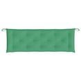 thumbnail image 3 of vidaXL Garden Bench Cushion Green 59.1"x19.7"x2.8" Oxford Fabric, 3 of 5