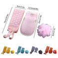 thumbnail image 5 of Gifts for Women | Ageoie Bath & Bathing Accessories Clearance! Exfoliating Back for Shower,Bath Shower Set, 3Pcs in a Pack,Deep Clean and Skin Car, Khaki, 5 of 5