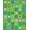 Green, Pattern 1, variant on ODIKA 2x3 Machine Washable Non-Slip Area Rug, Fundamental Skills Training Daycare Literacy Numeracy High Traffic Rug, Green, 689312