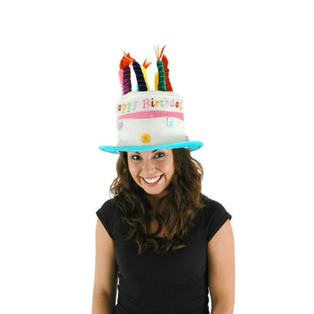 Happy Birthday Party Cake Adult Costume Hat One Size