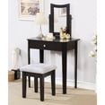 thumbnail image 4 of Furniture of America Cassidy Contemporary 3-Piece Vanity Set, Black, 4 of 6