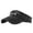 Black, variant on Gyujnb Unisex Washed Twill Letter Embroidered Adjustable Visor for Sun Shade Summer Daily Outdoor Wear,One Size