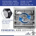 thumbnail image 2 of Ventilador de escape iLiving ILG8SF16V-ST montado en la pared de 16 pulgadas, 2 of 5