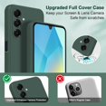 thumbnail image 2 of SHILIU-Case for Samsung Galaxy A16, Soft Silicone Case with Upgraded Camera Protection, Shockproof Slim Case Cover with Anti-Scratch Microfiber Lining, Green, 2 of 4