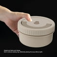 thumbnail image 3 of Caja Aislada, Contenedor de Alimentos Redondo de Acero inoxidable 316, color beige, A Prueba de Fugas Con Bolsa, Lonchera para la deicina de la Escuela, Disfrutando de, 3 of 7