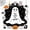 White, variant on Nanqianyi Halloween Shower Curtain,Polyester Fabric Waterproof Bathroom Curtain,36 x 72 Inch, with Hooks,Pumpkin Cute Ghost Spider Bat