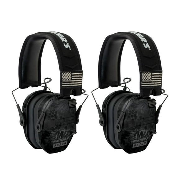Walker's Razor Slim Electronic Shooting Muffs Patriot Series (Camo) (2-Pack)