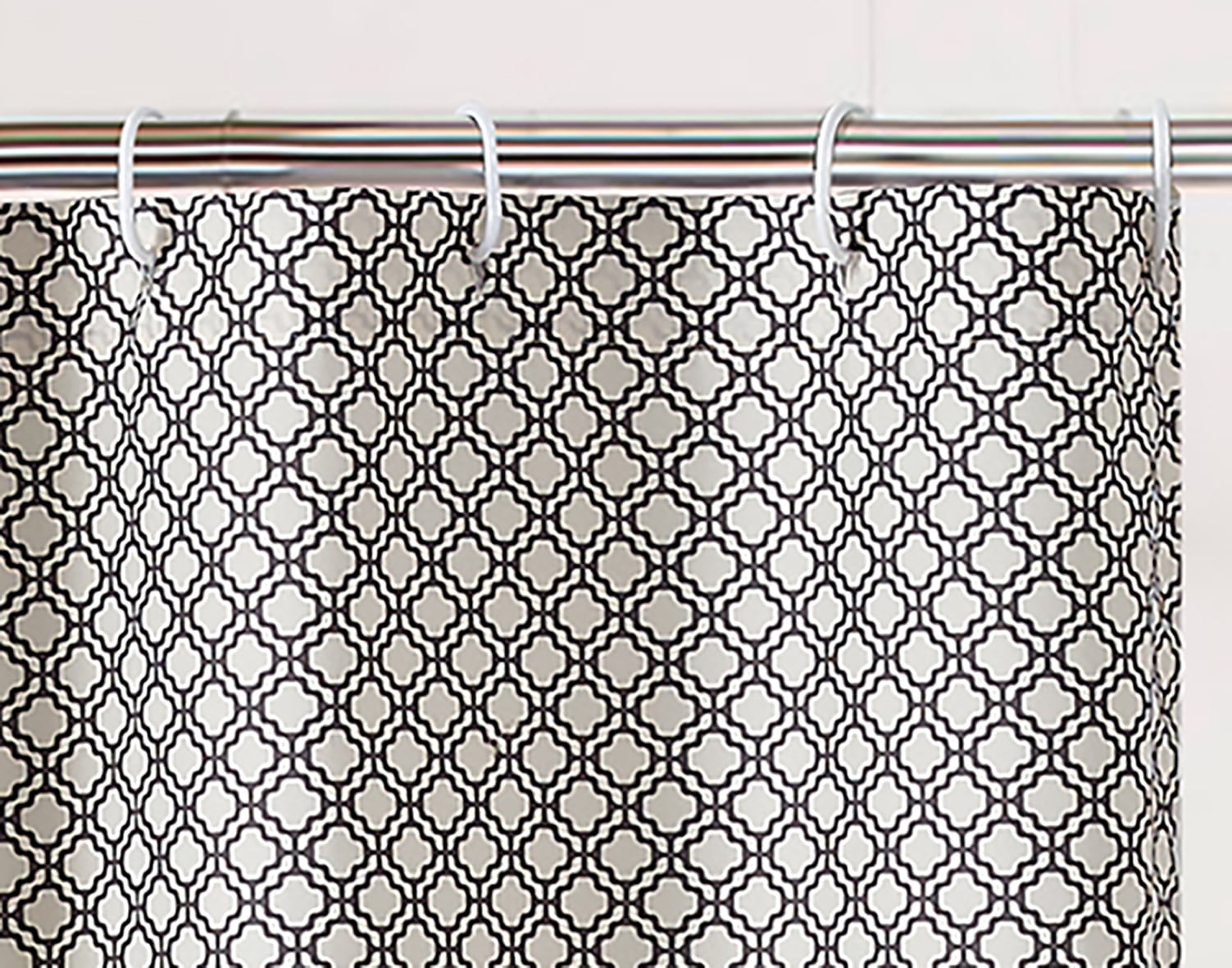 Ironwork 13-piece Shower Curtain Set Grey
