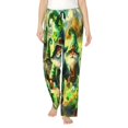 thumbnail image 1 of Balery st. patrick’s day gnomes Pantalones de pijama para mujer, pijamas ultraligeros, pantalones de estar por casa-Large, 1 of 6