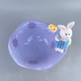 thumbnail image 5 of Tdxkok Easter Ceramic Candy Bowl with Hat Rabbits Easter Outdoor Indoor Decor, 5 of 5