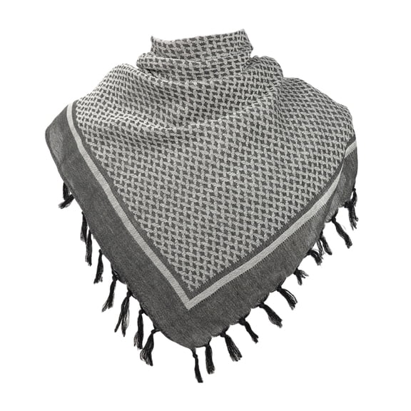 HGYCPP Geometric Pattern Fashion Shemagh Scarf with Tassels Desert Scarves Arabian Shawl Wrap Neckerchief Head Scarf for Men