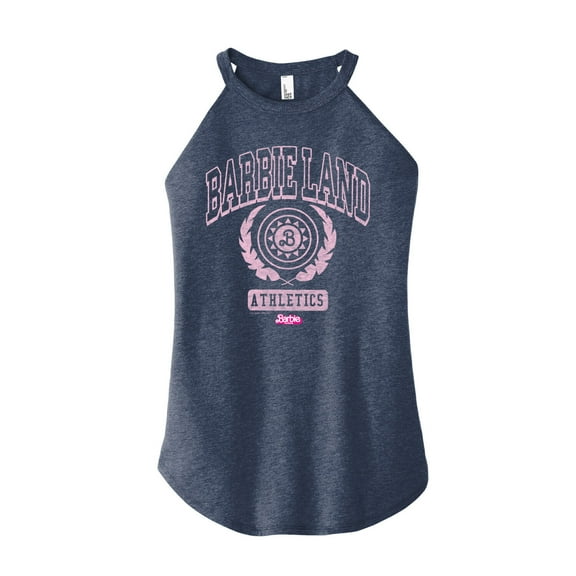 Barbie - Barbie Land Athletics - Juniors High Neck Tank Top