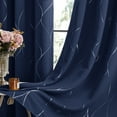 thumbnail image 7 of Deconovo Grommet Blackout Curtains 2 Panels,Thermal Insulated for Living Room, 52x72 inch, Navy Blue, 7 of 7