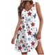 thumbnail image 2 of Camisón corto de verano para mujer, cómodo y moderno, con bolsillo estampado, sin mangas, cuello en V, falda de poliéster., 2 of 7