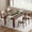 Brown, variant on Kicctian 71" Large Rectangular Farmhouse Dining Table for 6-8,Wooden Table with Sturdy Frame, Versatile Dining Room Furniture for Home, Living Room or Office,Gray