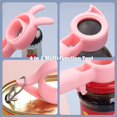 thumbnail image 3 of Corkscrew Corkscrew for Weak Hands Cute 4 in 1 Multifunctional Beer Corkscrew for Kids Gift (Pink), 3 of 5