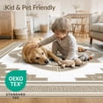 thumbnail image 4 of ODIKA Key Meander Border Interlocking Maze Trellis Greek Geometric Refined Structured Easy Care Kids Safe for Small Living Room, Playroom, Bedroom, 4 of 7