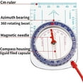 thumbnail image 2 of Navigation Compass Scout Compass Orienteering Compass Map Compass For Hiking Fishing Camping Navigation 1pcs, 2 of 5