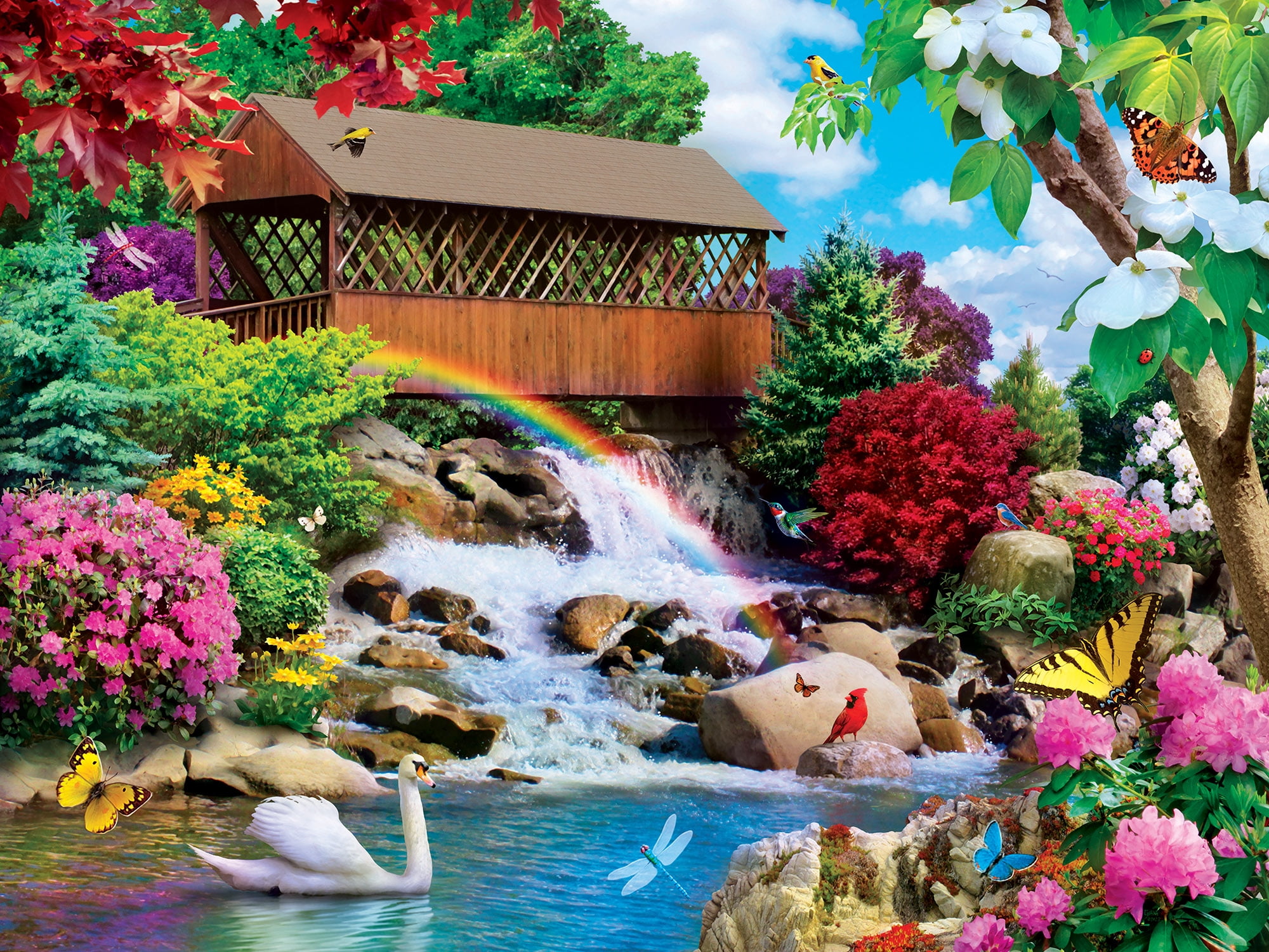 Memory Lane - Water Under the Bridge 300 Piece EZ Grip Puzzle