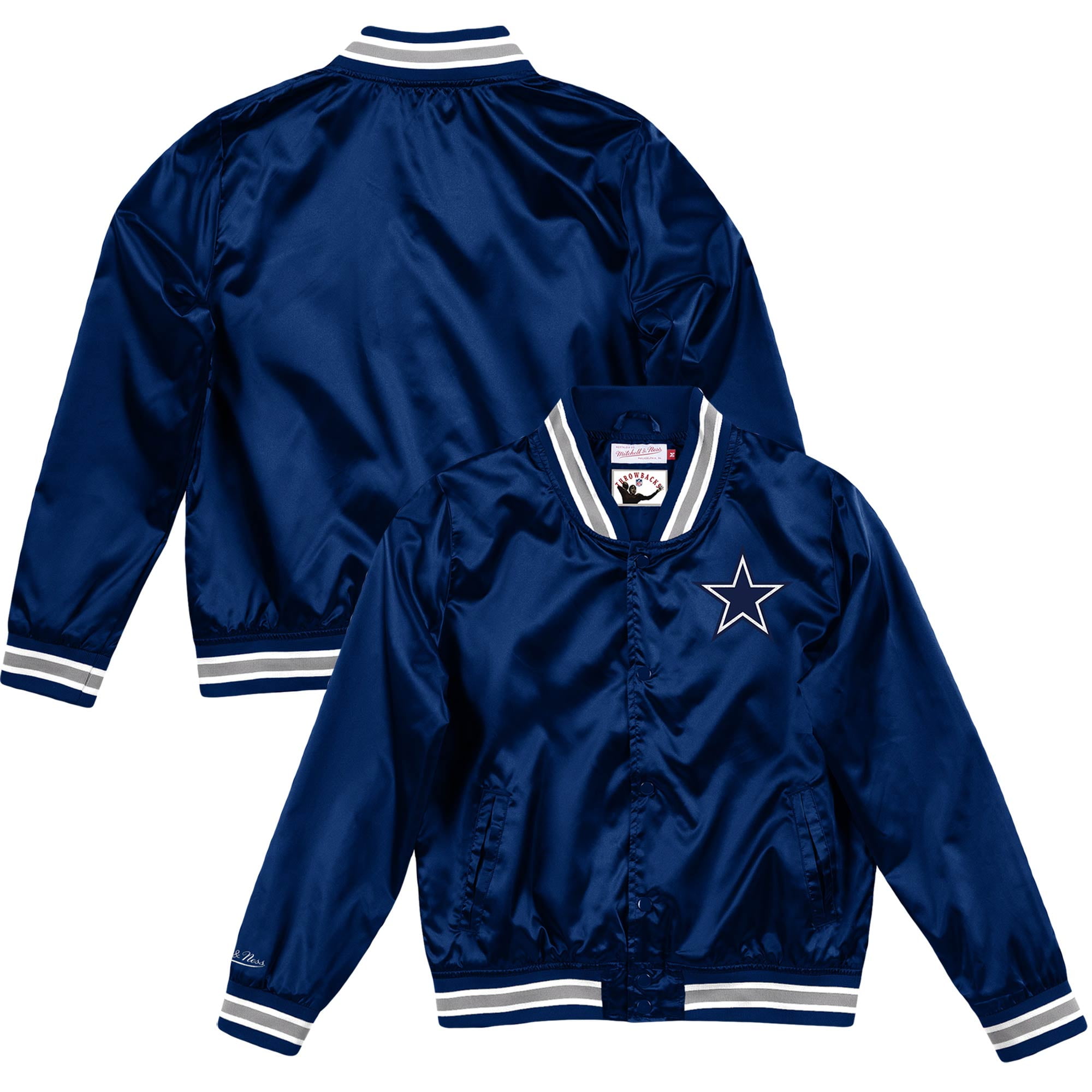 dallas cowboys mitchell and ness jacket