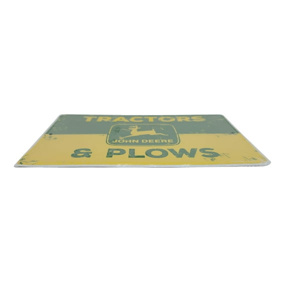 John Deere Tractors & Plows Metal Sign - LP85816