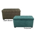 thumbnail image 5 of MJL Furniture Designs Angela 8 Button Tufted Lucky Storage Trunk - Bench Teal, 5 of 5
