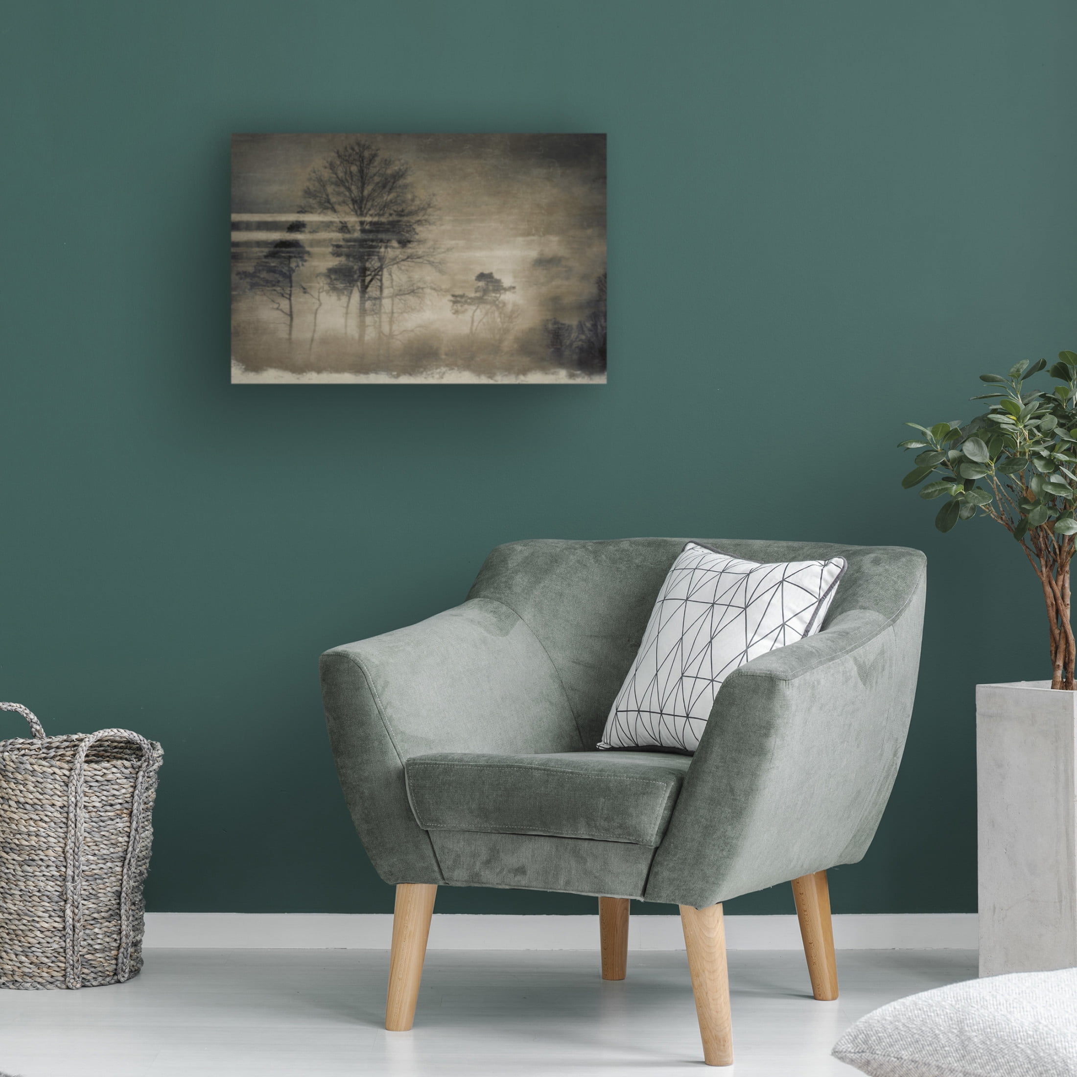 Canvas Wall Art - Katarina Holmstrom 'Old Postcard' Wall Art for Living Room, Bedroom, or Office Décor by Trademark Fine Art - 32 x 22 Inches