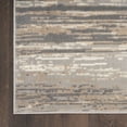 thumbnail image 6 of Nourison Jubilant Striped Grey/Beige 5'3" x 7'3" Area Rug (5x7), 6 of 10