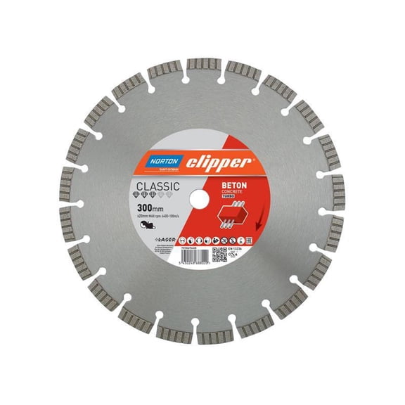 Norton Clipper - Classic Beton Diamond Blade 300 x 20mm
