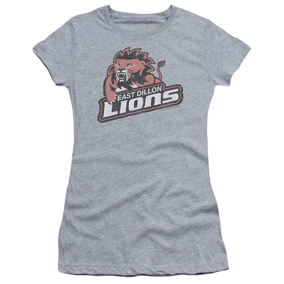 Friday Night Lights East Dillon Lions Heather Gray Juniors T-shirt