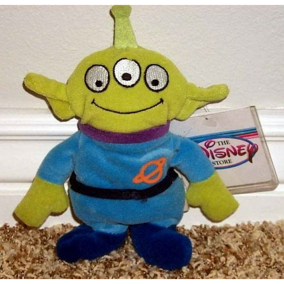 Vintage Style Out of Production Disney Toy Story Alien 7" Plush Bean Bag Doll