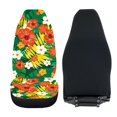 thumbnail image 6 of FUIALDOLG Decorative Vehicle Seat Covers for SUV, Comfy Washable Car Seat Covers Polyester Set of 2, Tropical Floral, 6 of 9