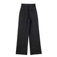 thumbnail image 4 of Bovemsi Casual Pants for Women Wide Leg High Elastic Waisted In The Back Business Work Trousers Long Straight Suit with Pockets, 4 of 8