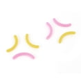thumbnail image 1 of 6 Pcs Pink Yellow Rubber Cosmetic Makeup Eyelash Curler Pads, 1 of 5