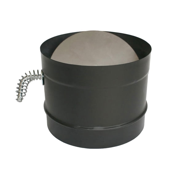 DAMPER SECTION6"BLK PIPE (Pack of 1)
