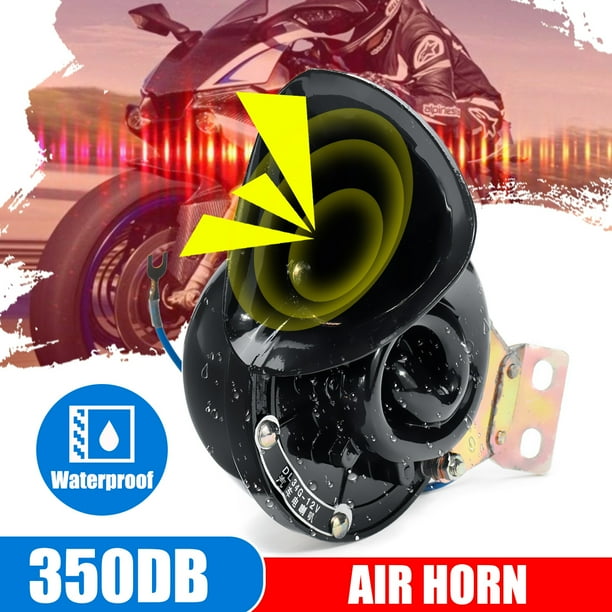 Universal 350DB 12V Electric Bull Air Horn Super Loud Waterproof