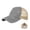 Grey, variant on Washed Light Elastic Band Ponytail Baseball Mesh Cap Tongue Sun Hat Adjustable Breathable Sports Distressed Denim Unstructured Snapback