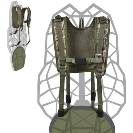 Tree Stand Transport System Accessories Comfortable Padded Tree Stand Backpack Carry Straps Minimize Noise Tree Stand Carrier System Lightweight Universal Backpack System
