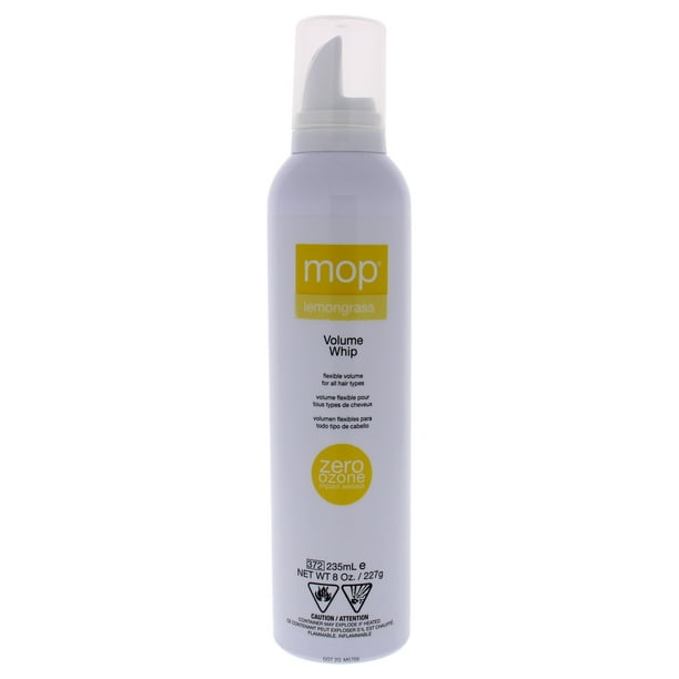 Spray para el cabello unisex Lemongrass Volume Whip de MOP, 8 oz MOP Laca para el cabello 8 oz