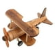 thumbnail image 1 of GAXIRE Avión vintage de madera, pequeño avión de juguete, modelo de avión de madera, biplano, adorno para habitación de niños, hogar, mesa, decoración de guardería, 1 of 4
