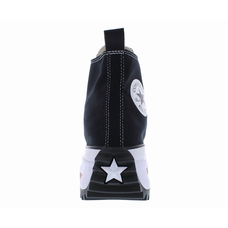 Converse Run Star Hike Hi Sneakers, Black/White/Gum, 12 US Women